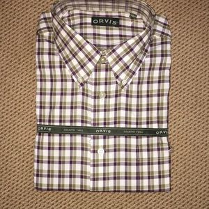 Orvis  NEW! plaid shirt